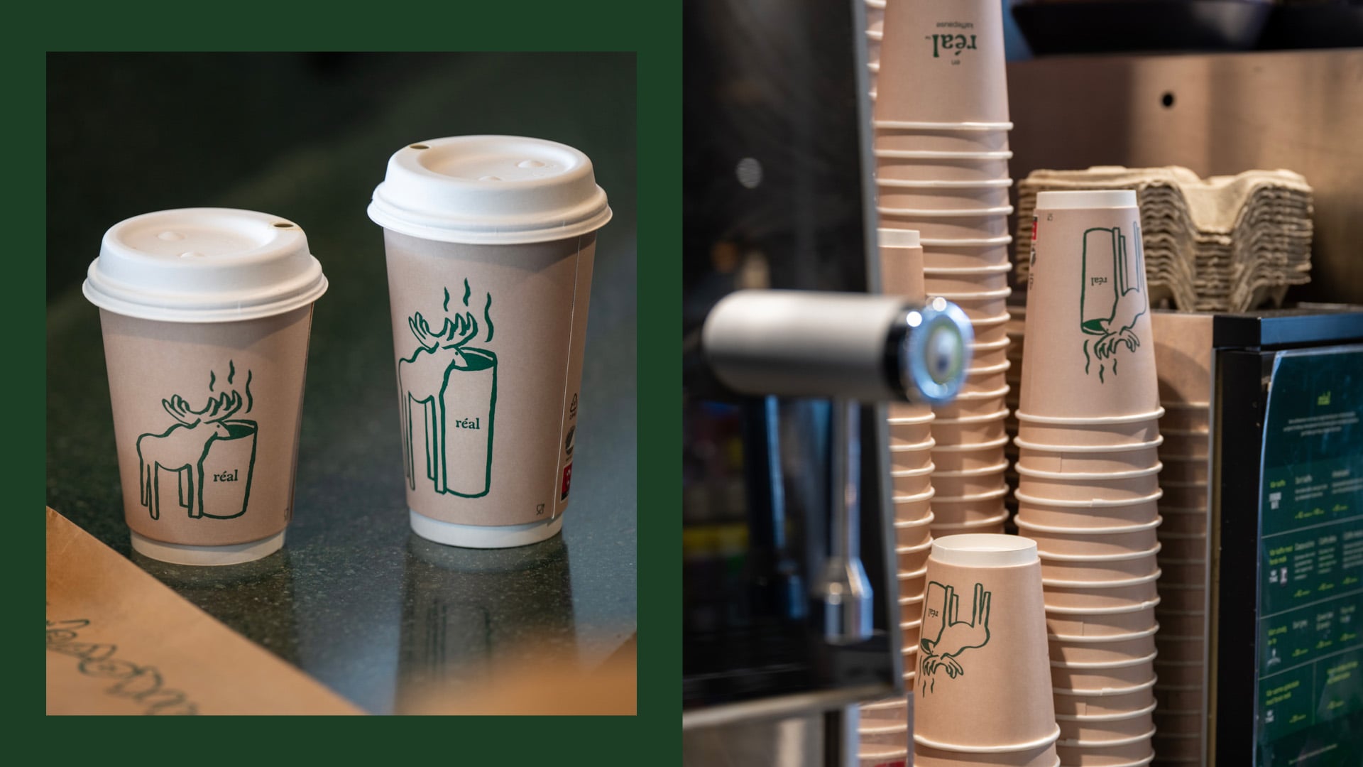 Branded cups