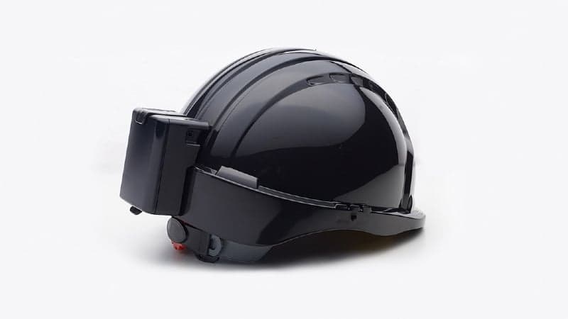 Connected helmet, developed by Knowit and others.