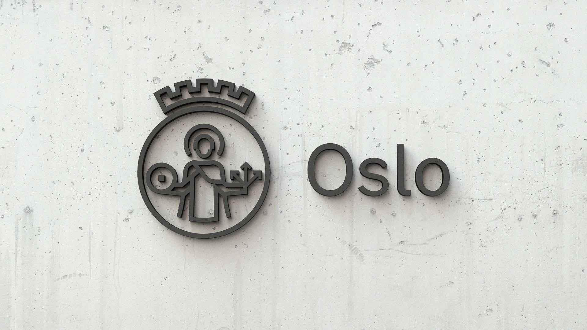 Black Oslo logotype