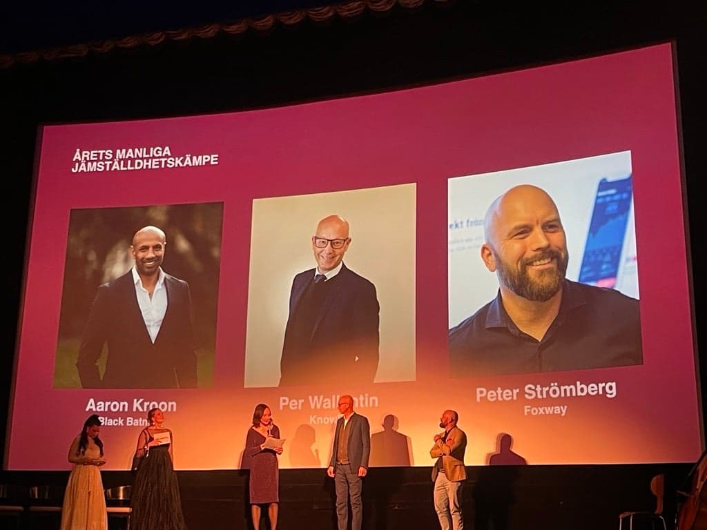 Per Wallentin on stage, WiB.